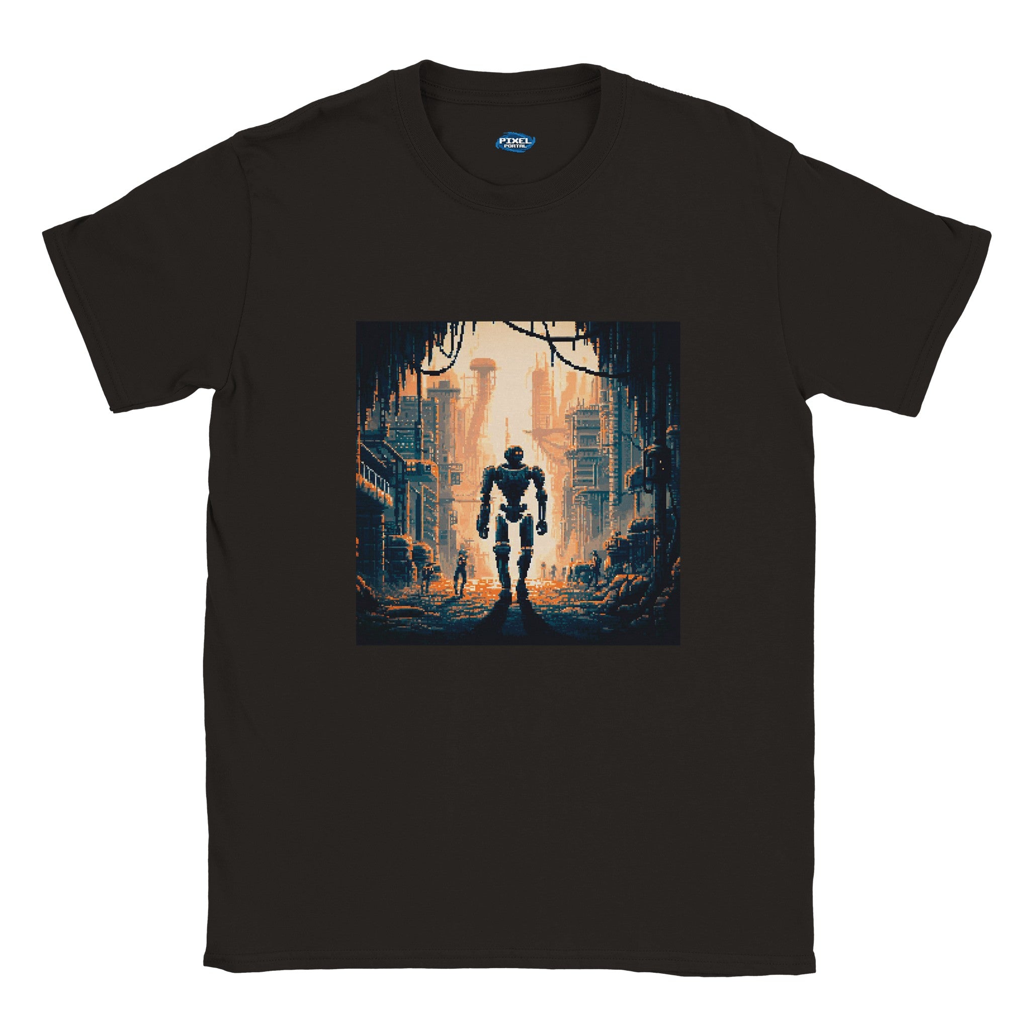 Sad Robot City - T-shirt