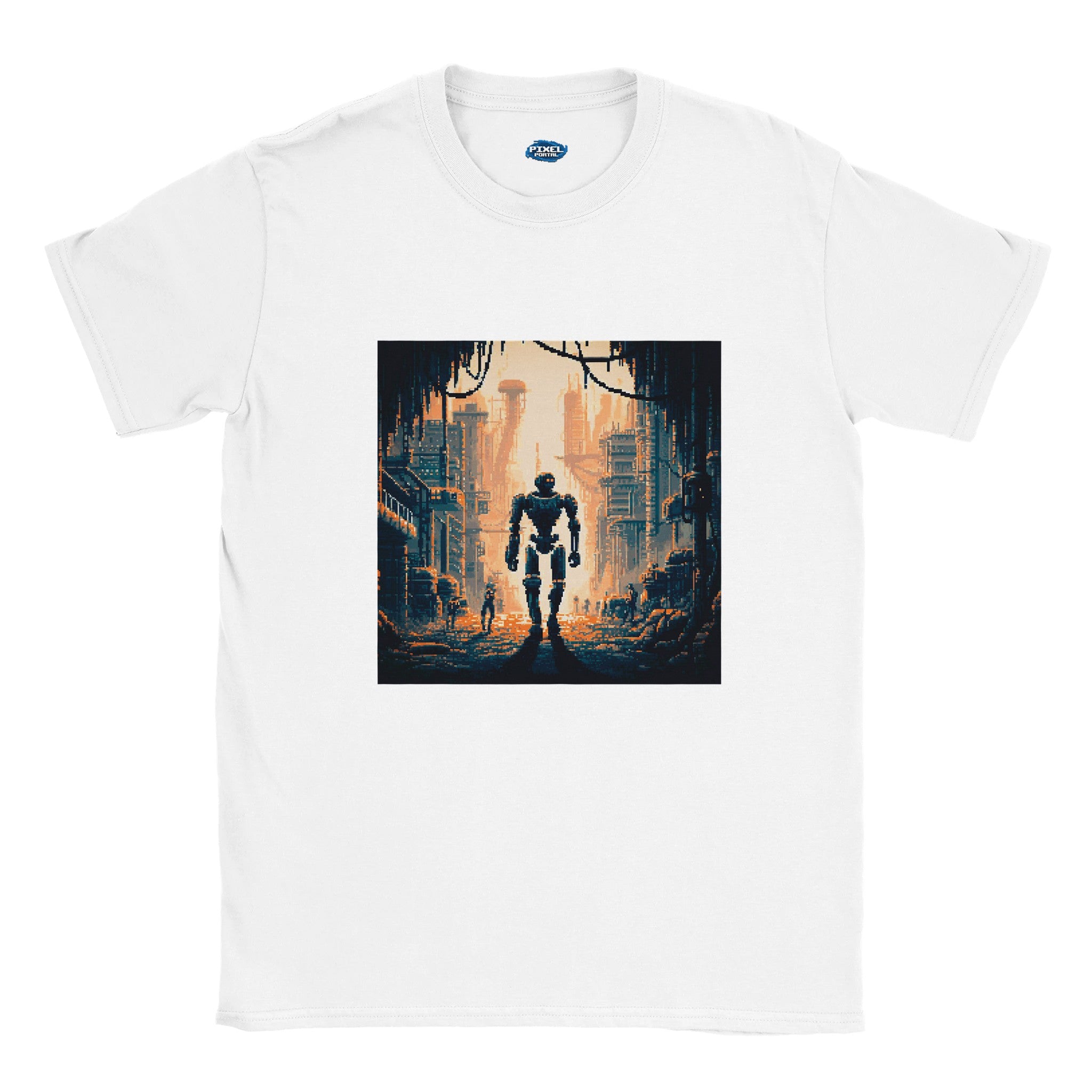 Sad Robot City - T-shirt